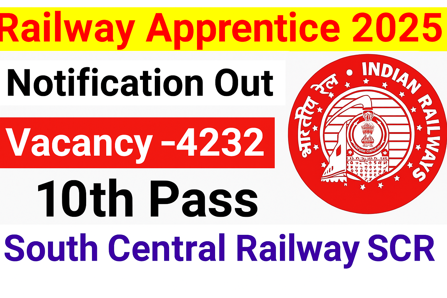 RRC Central Railway Apprentice Recruitment 2025
