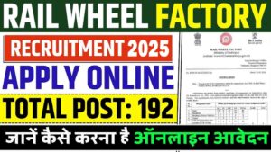 Rail Wheel Factory RWF Apprentices